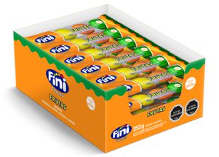 Chicle frutas display 252g copia
