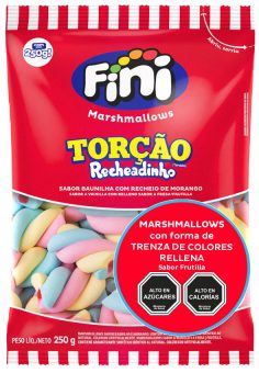 Marsh trenza de colores rellena 250g