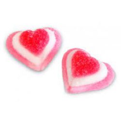 granel corazones tricolor 1000g